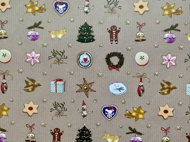 Be Nice vánoční balicí papír Vánoční pohádka - Velikost balících papírů: 68 x 47 cm