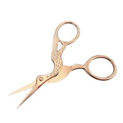 Kovové nůžky kolibřík rose gold