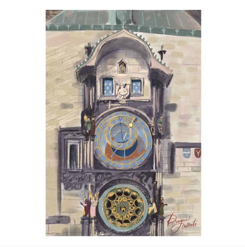 Be Nice magnet Prague secrets Prague Astronomical Clock