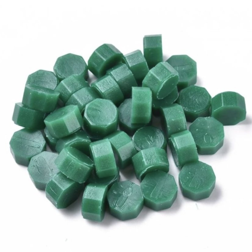 Granulovaný vosk na pečetě - zelený