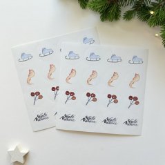 Be Nice Christmas stickers - Poetic (32 pcs)