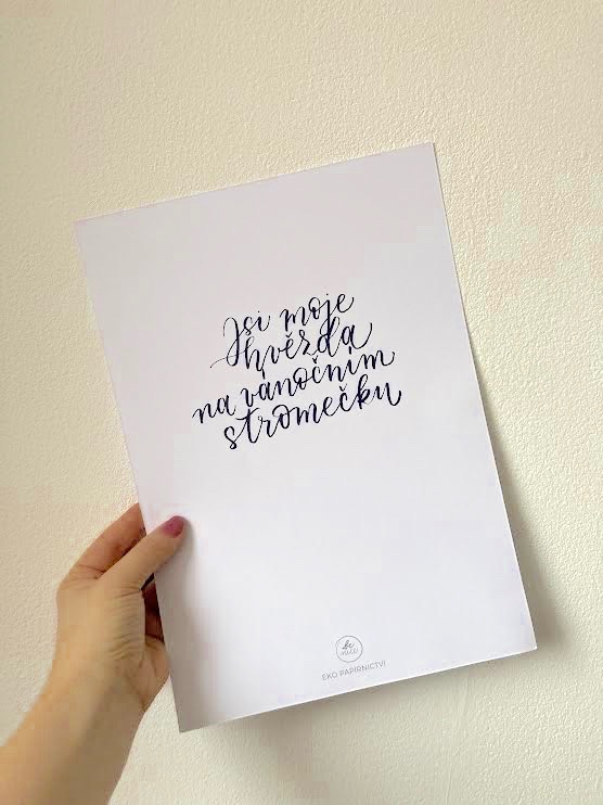 Be Nice poster You are my Christmas star - Size: A3 – 297 x 420