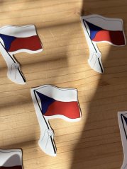 Samolepka - Česká vlajka