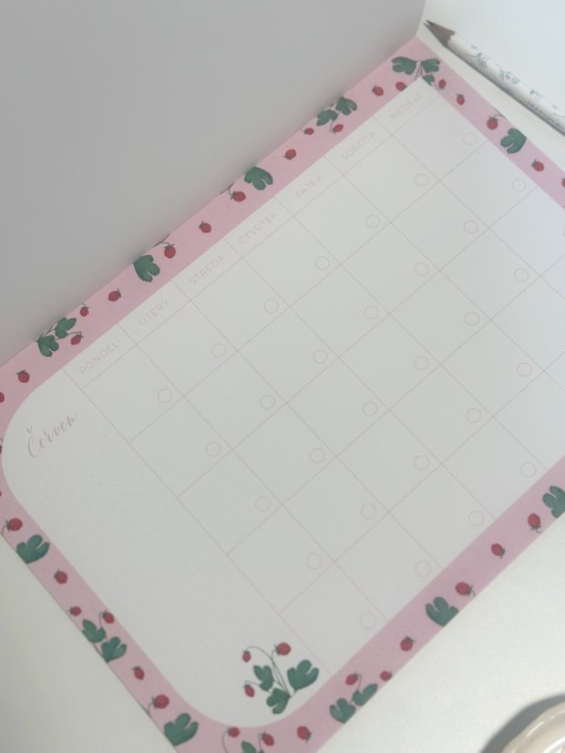 Monthly Calendar with 12 Tear-Off Sheets