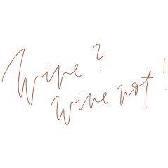 Be Nice Iron-On Patch for Textile – Wine? Wine Not!