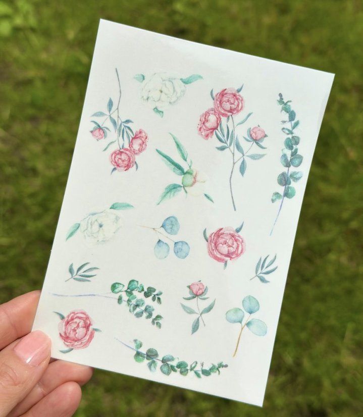Be Nice Tattoos - Peonies and Eucalyptus Be Nice Tattoos - Peonies and Eucalyptus