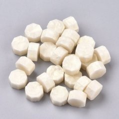 Granulovaný vosk na pečetě - bílý