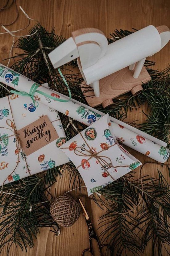 Be Nice ECO Family Christmas wrapping set