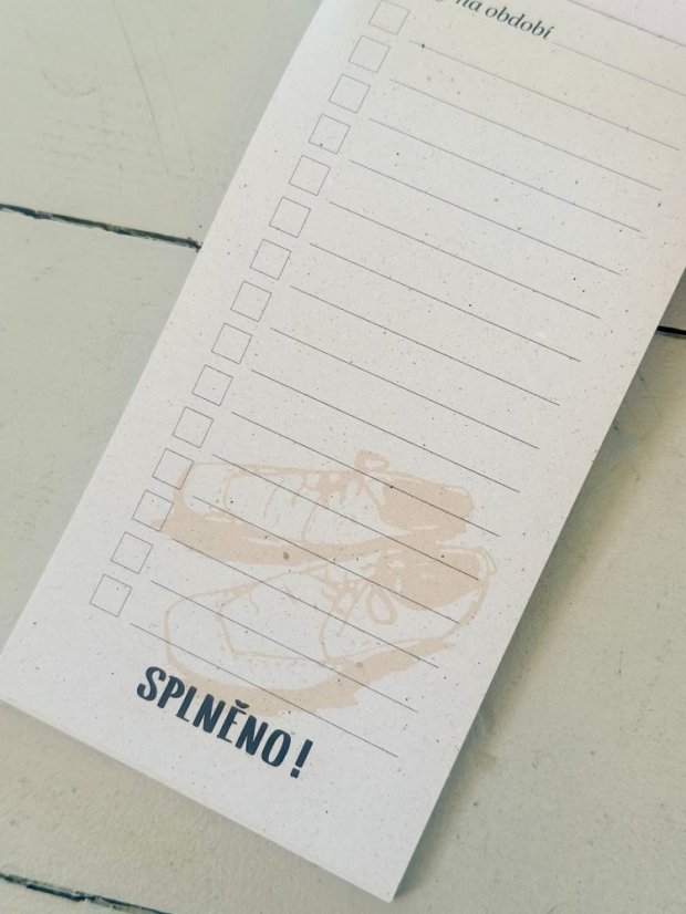 Be Nice EKO diářový To do list Baťa - SPLNĚNO