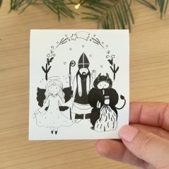 Be Nice Sticker St. Nicholas