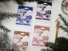 Be Nice ECO set od postcards Magical Christmas 4 pcs