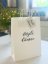 Be Nice Gift bag with a name tag - Merry Christmas white