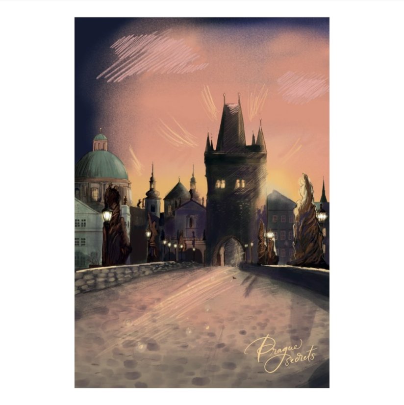 Be Nice magnet Prague secrets Charles Bridge