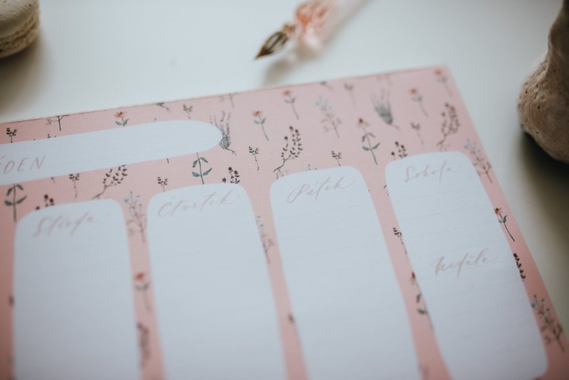 Be Nice ECO Weekly Planner – Pink