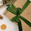 Satin ribbon 5 m - green - Size: 4 cm