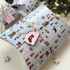 Be Nice ECO Christmas gift boxes blue - English Fairytale