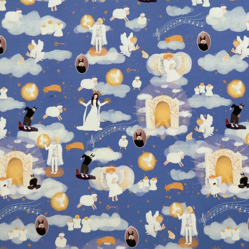 Be Nice ECO Angelic Christmas wrapping paper - Size: 68 x 47 cm