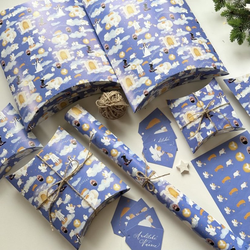 Be Nice ECO Christmas Wrapping Set – Angelic