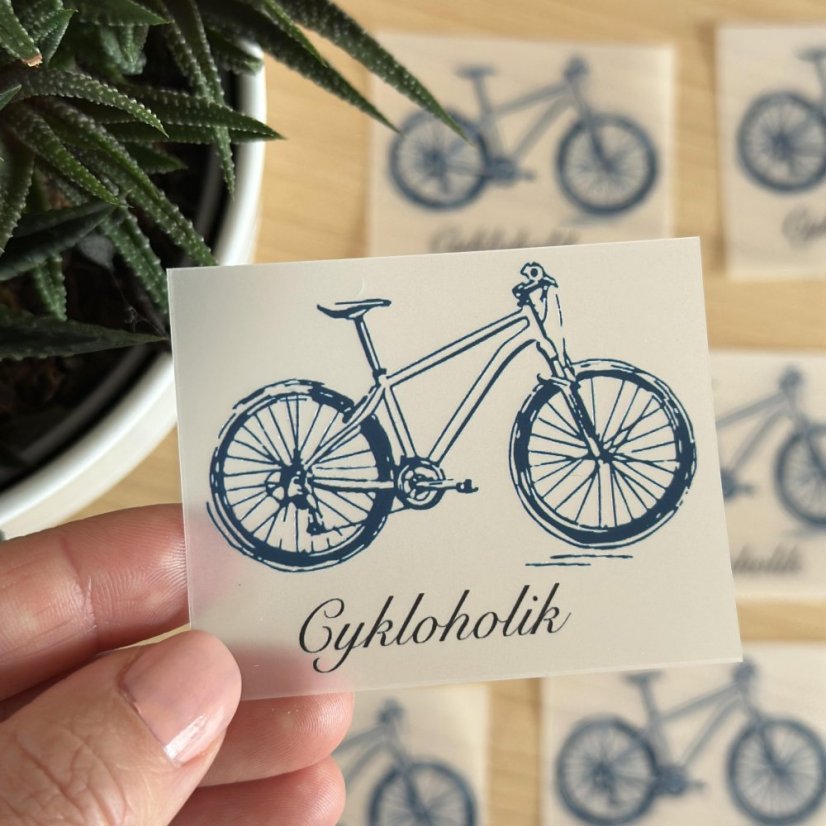 Be Nice Nažehlovačka na textil - Cykloholik
