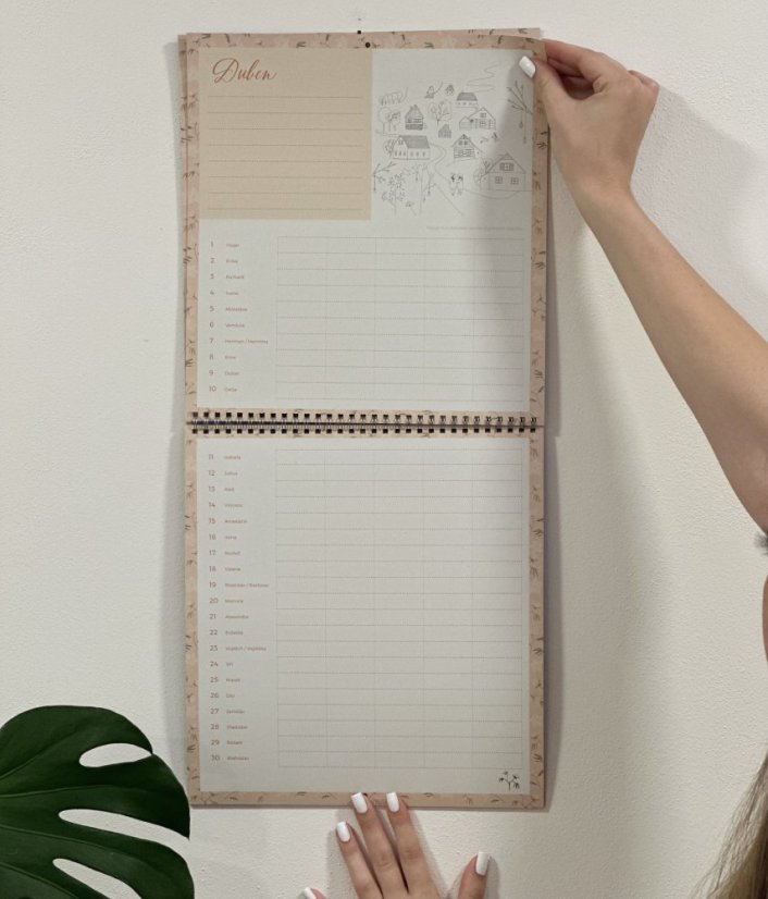 Be Nice EKO Rodinný nástěnný kalendář