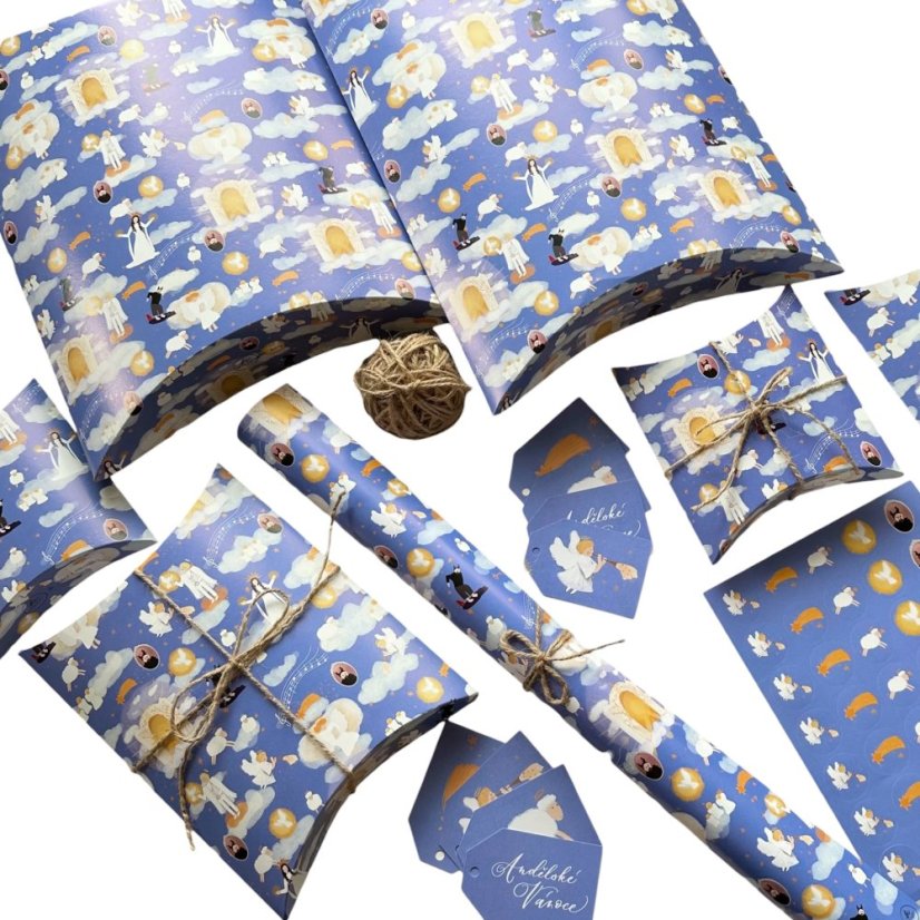 Be Nice ECO Christmas Wrapping Set – Angelic