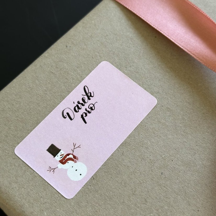 Be Nice ECO Christmas self-adhesive Gift Tags – English fairytale 2 pcs