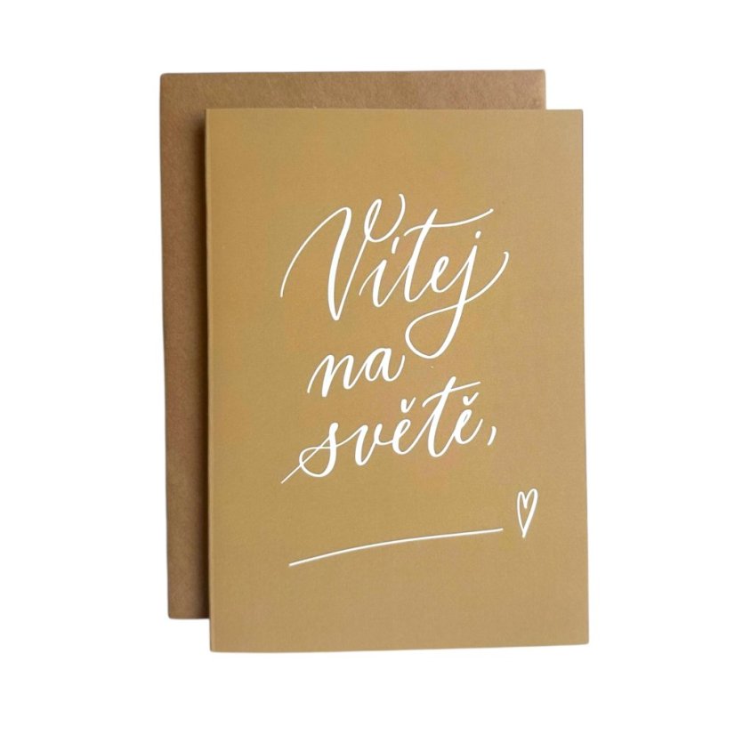 Be Nice card - Welcome to the world