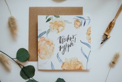 Be Nice Card Peony - Happy Birthday