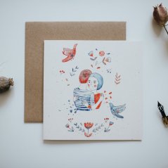 Be Nice Card Love - woman and a man