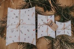 Poetické vánoční krabičky na balení