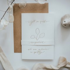Be Nice wedding card - forever bright