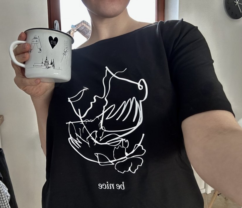 Designové triko Be Nice