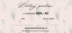 Gift voucher 800 Kč