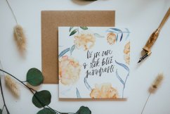 Be Nice Card Peony – Wisdom