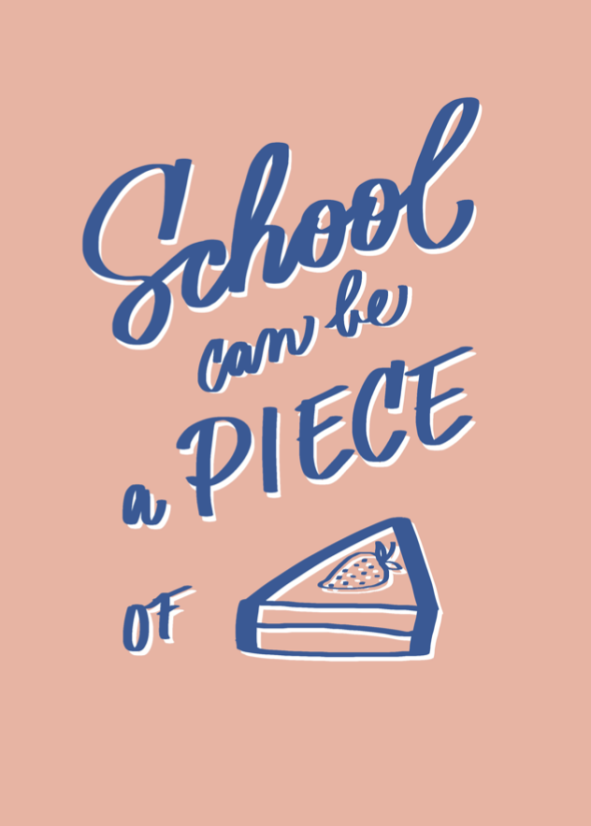 Be Nice poster - Cake - Size: A3 – 297 x 420