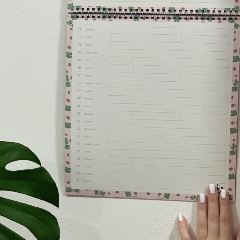 Be Nice ECO Family wall calendar