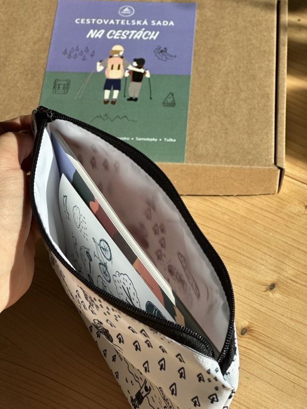 Be Nice EKO obal na cestovatelský deník na zip