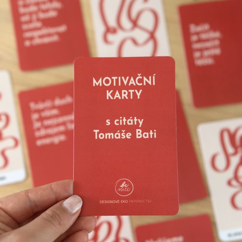 Be Nice EKO Motivační karty Baťa SOBĚ