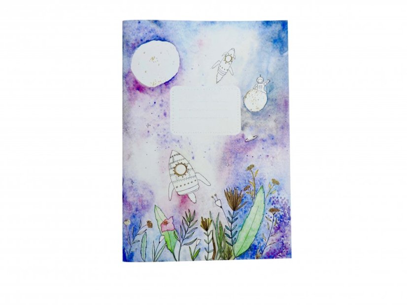 Be Nice School Ecological Notebook - A4 Lined, No. 424 - Design of notebook: Bon voyage