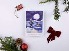 Be Nice ECO postcard Heavenly walk blue 1 pcs