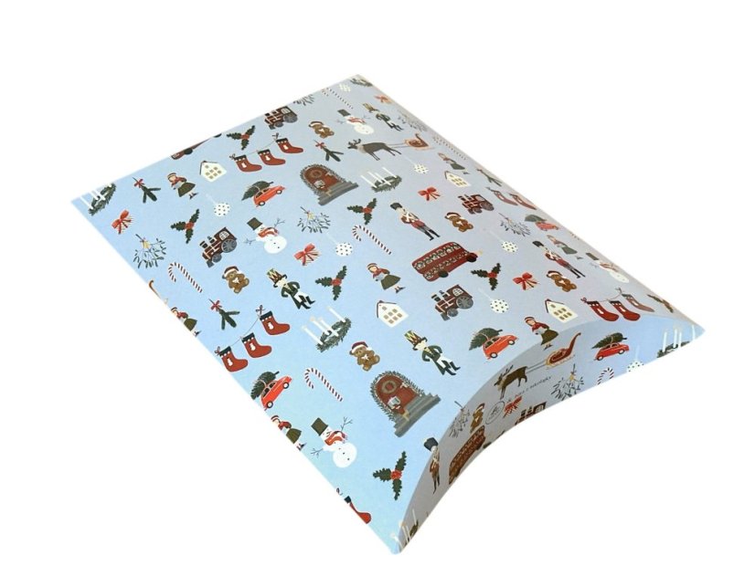 Be Nice EKO Krabička velká Anglická pohádka modrá 3 ks