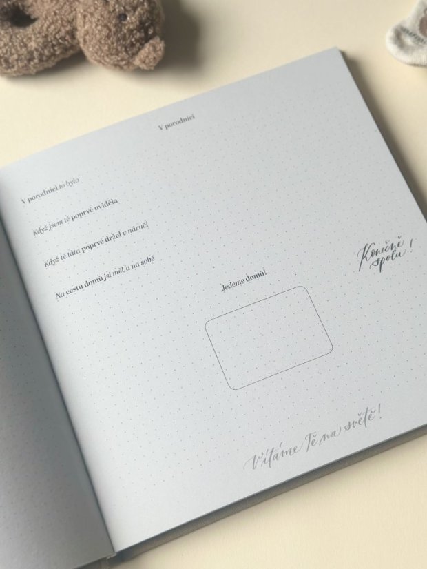 Be Nice Deník pro miminko - Tvůj příběh