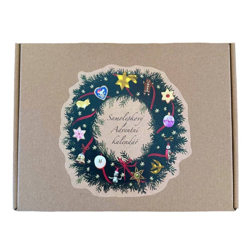 Be Nice EKO Samolepkový Adventní kalendář