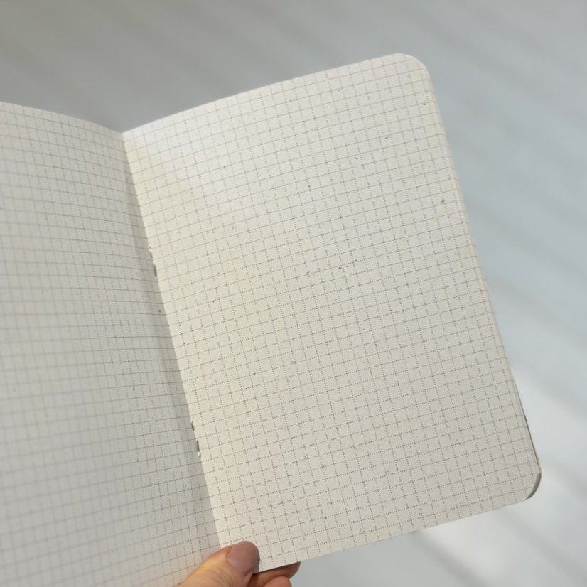 Be Nice eco notebook, brown, handmade paper – upcycling