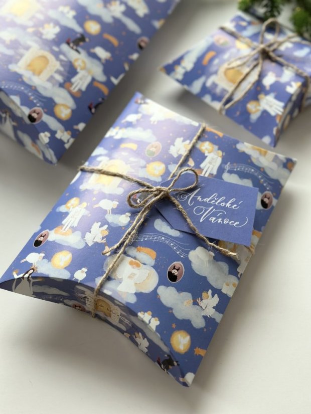 Be Nice ECO Christmas gift boxes Angelic - Size: Malá krabička   14x13,5x4 cm