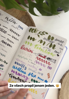 Podívejte se na video recenzi našeho Bullet journalu