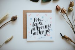Be Nice Card Love - for the better half of me