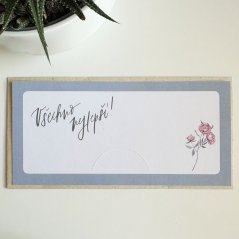 Be Nice EKO obálka na peníze - Všechno nejlepší