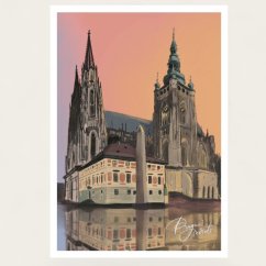 Be Nice ECO postcard Prague secrets St. Vitus Cathedral