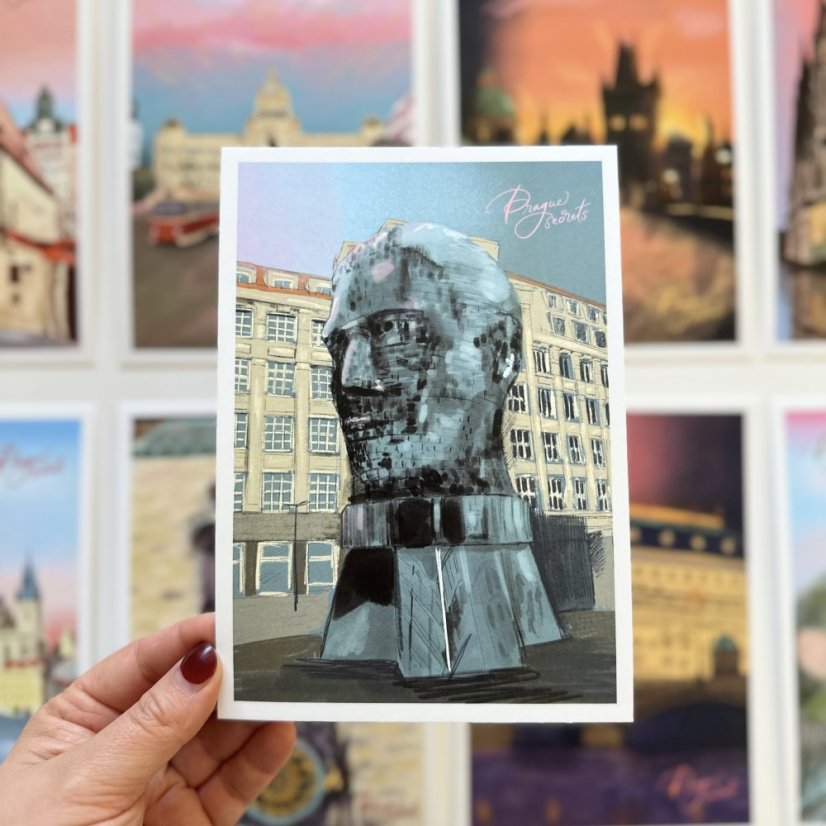 Be Nice ECO postcard Prague Secrets Franz Kafka